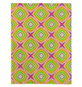 Cozy Sherpa blanket with Fair Isle design for winter